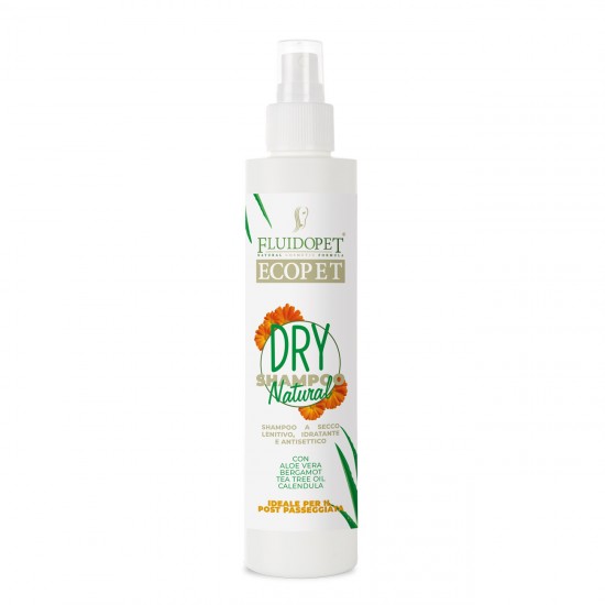 Fluidopet Dry  Shampoo  Natural Sausas Šampūnas