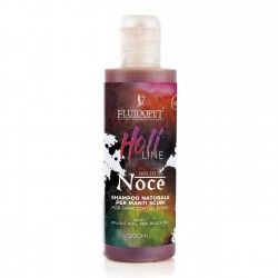 FluidoPet Holi Line Mallo di Noce Shampoo Naturale. Natūralus šampūnas tamsiam kailiui 200 ml